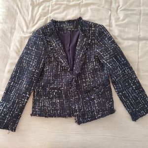 Ann Taylor Tweed Boucle Jacket Blazer 2